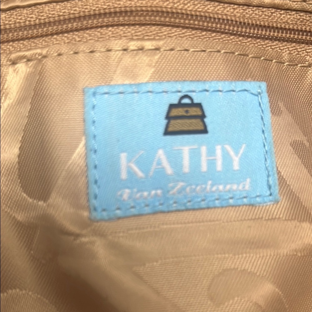 Kathy Van Zeeland Beige Handbag